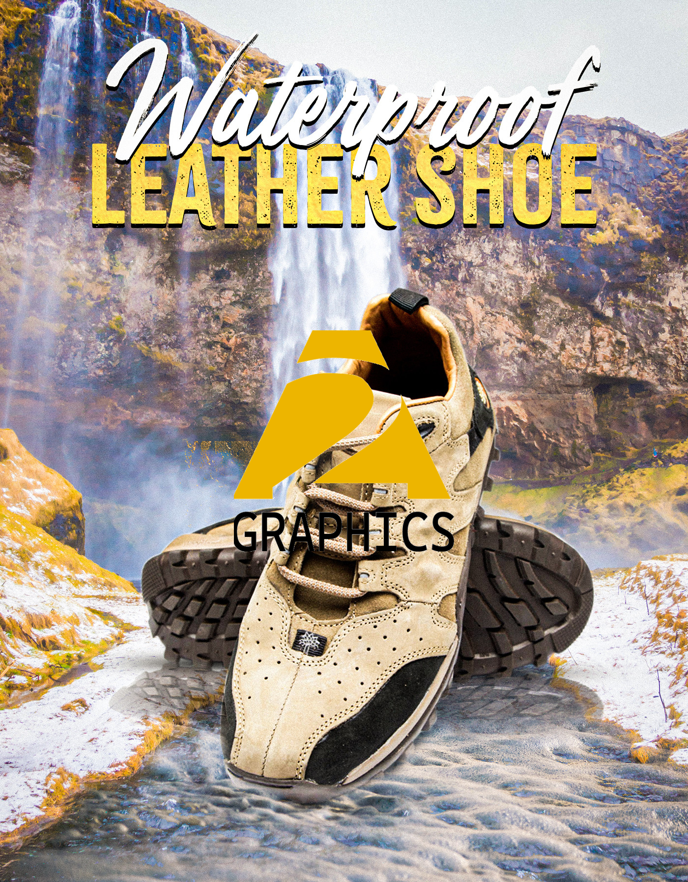 Creative Shoes Modern Advertisement Poster Design